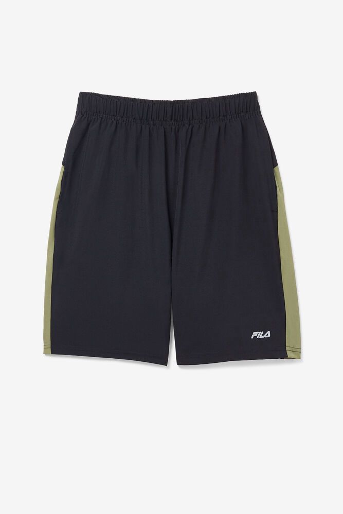 Fila Rafeeq Black Shorts Mens - NZ 83014-BTJI